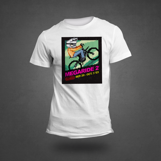 Mega Ride 2 T-shirt - White