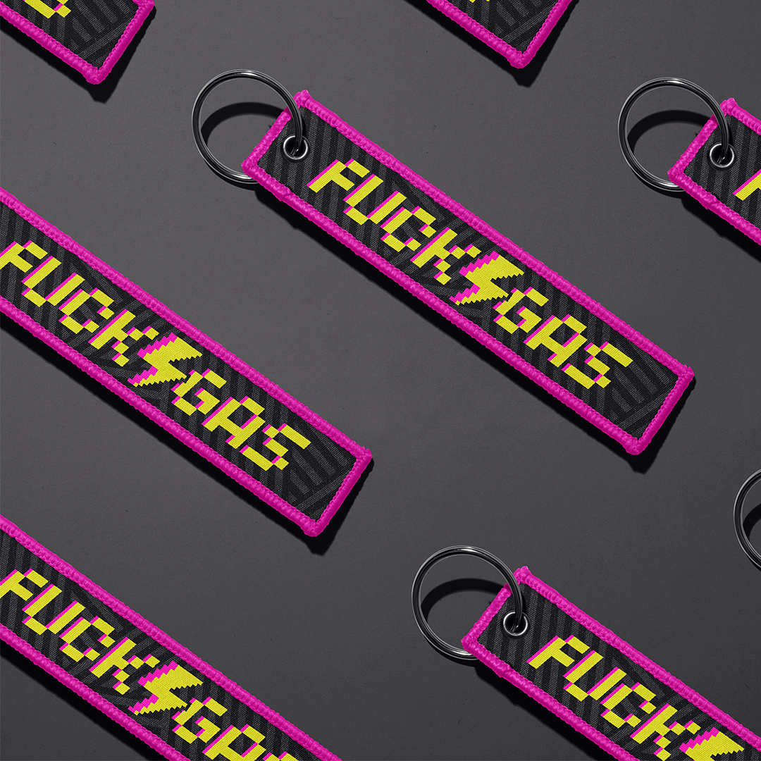 Fuck Gas Keytag